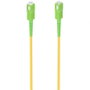 Aisens Latiguillo de Fibra Óptica G.657A2 9/125 SMF Simplex SC/APC-SC/APC Amarillo 1.0m
